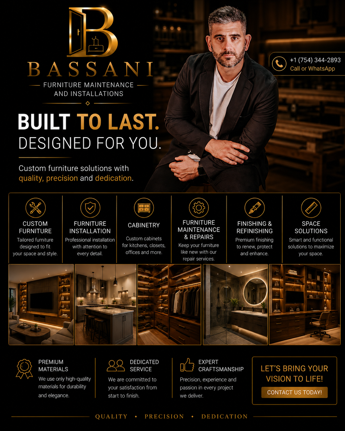 Bassani — Built to last, designed for you